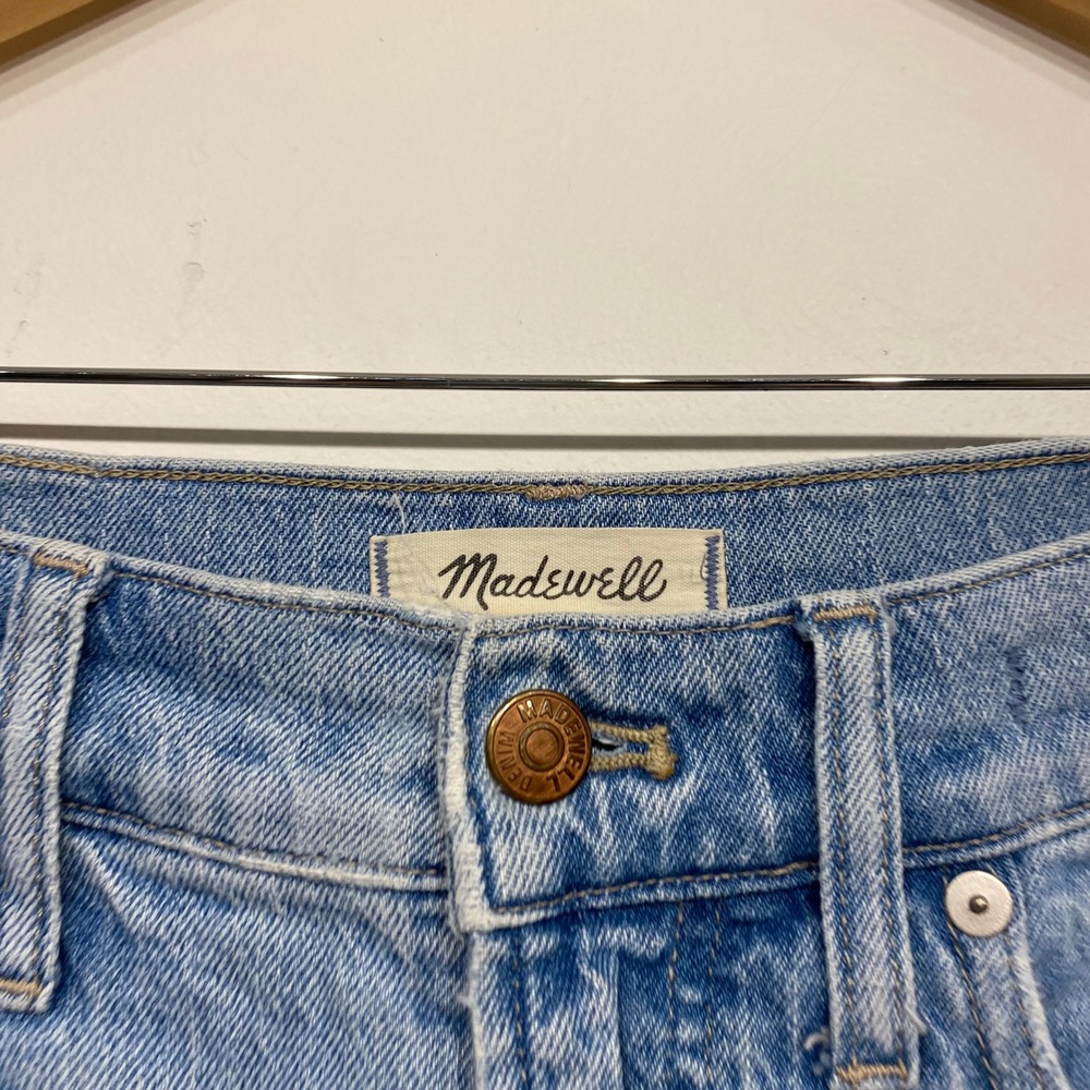 Madewell The Perfect Vintage Straight Jean Light Wash Denim 27 - Picture 3 of 5